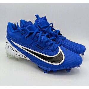 Nike Vapor Edge Elite 360 2 Football Cleats Blue White DA5457-400 Men's Size 8.5